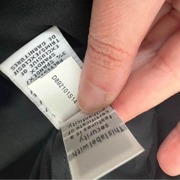 Diane Von Furstenberg Sequin Embellished Cocktail Dress Navy Blue Size 6 - Picture 8 of 8